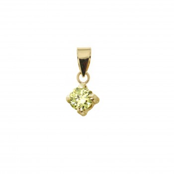 Gold pendant 10kt, 08-4P